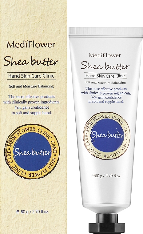 Крем для рук с маслом ши - Medi Flower Hand Cream Shea Butter — фото N2