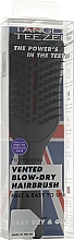 Расческа для укладки феном - Tangle Teezer Easy Dry & Go Jet Black — фото N4