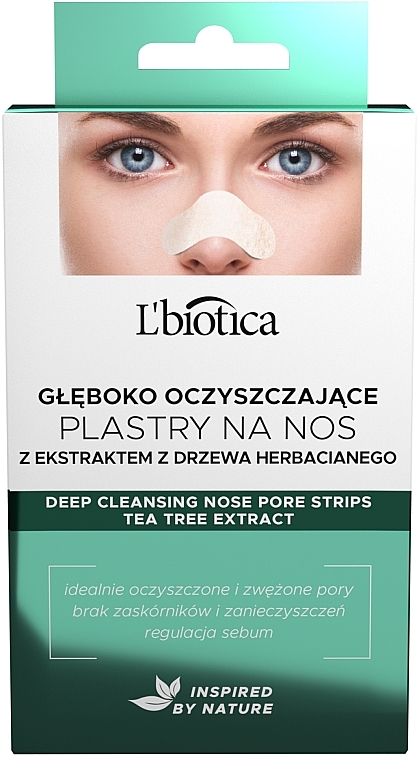 Патчі для глибокого очищення носа - L'biotica Deep Cleansing Nose Patches — фото N3