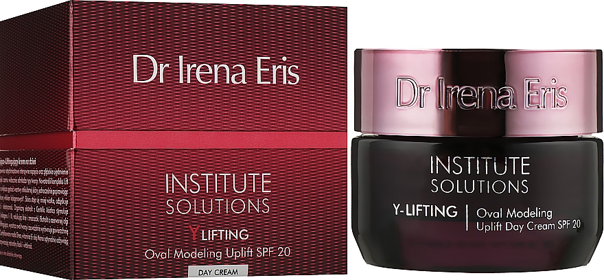 Денний крем, який моделює овал обличчя - Dr. Irena Eris Y-Lifting Institute Solutions Oval Modeling Uplift Day Cream SPF 20 — фото N2
