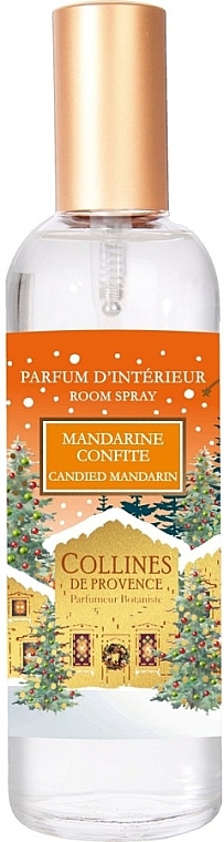 Аромат для дому "Зацукрований мандарин" - Collines de Provence Candied Mandarin Room Spray — фото N1