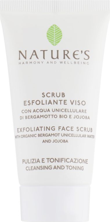 Скраб відлущувальний для обличчя - Nature's Acque Unicellulari Exfoliating Face Scrub — фото N1