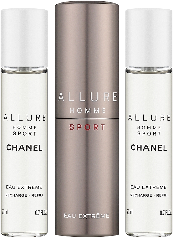 Chanel Allure Homme Sport Eau Extreme - Туалетная вода (edt/20ml + refills/2x20ml) — фото N2