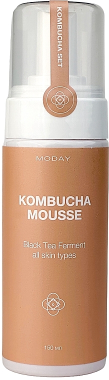 Очищающий мусс для лица с экстрактом комбучи, альпийской ивы и витамином С - MODAY Kombucha Cleansing Mousse — фото N1