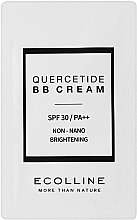 Духи, Парфюмерия, косметика Тональный увлажняющий BB-крем с SPF 30/PA++ - Ecolline Quercetide BB Cream SPF 30/PA++ (пробник)