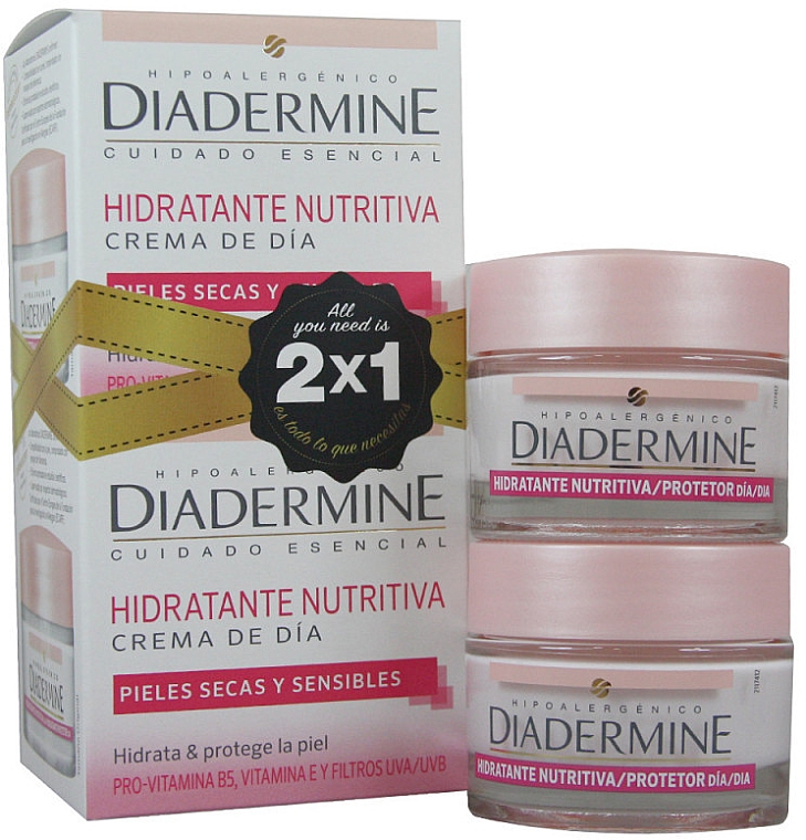 Увлажняющий дневной крем для сухой и чувствительной кожи - Diadermine Moisturing Dry&Sensible Skin Day Cream — фото N1
