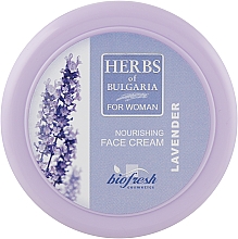 Духи, Парфюмерия, косметика Крем для лица "Лаванда" - BioFresh Herbs of Bulgaria Nourishing Face Cream Lavender