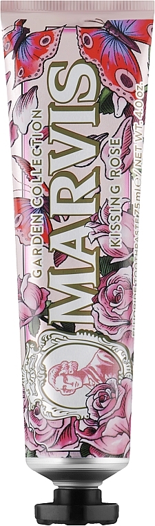 Зубная паста "Поцелуй розы" - Marvis Garden Collection Kissing Rose