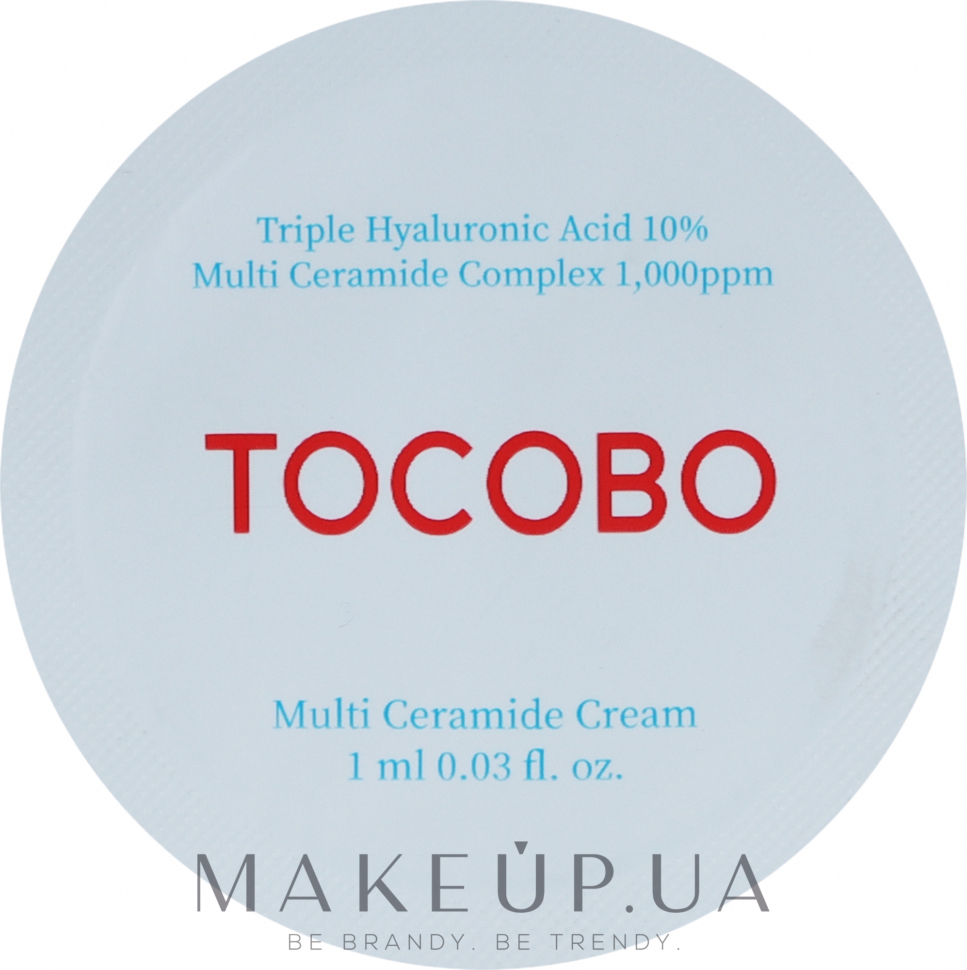 Живильний крем із керамідами - Tocobo Multi Ceramide Cream (пробник) — фото 1ml