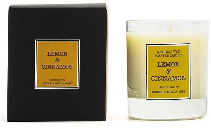 Cereria Molla Lemon And Cinnamon - Ароматична свічка — фото N1