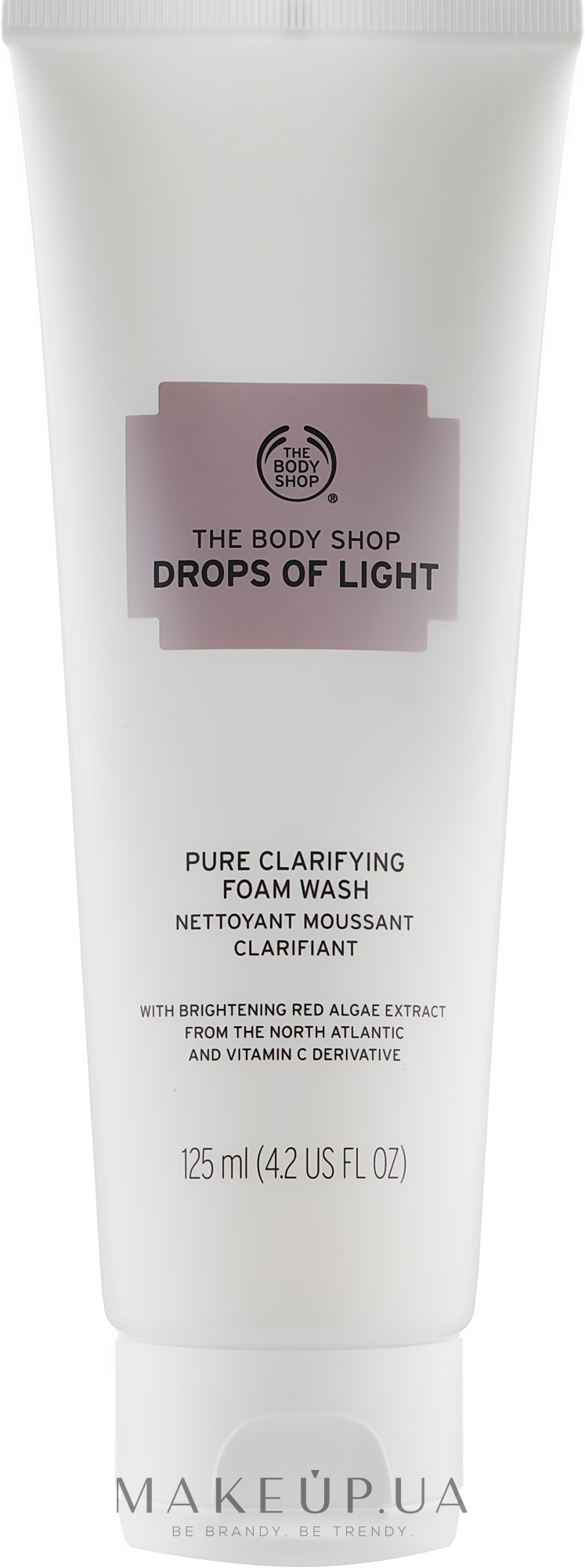 Пенка для умывания - The Body Shop Drops of Light Pure Clarifying Foam Wash — фото 125ml