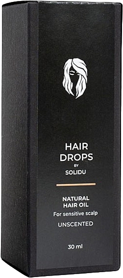 Масло для волос - Solidu Hair Drops Natural Hair Oil For Sensitive Scalp  — фото N2