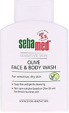 Очищающий лосьон для лица и тела - Sebamed Olive Face & Body Wash — фото N1