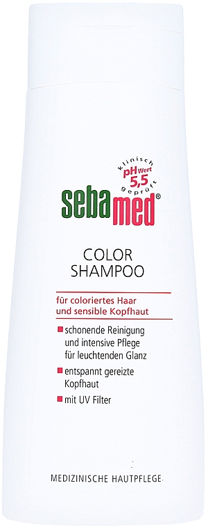 Шампунь для окрашенных волос - Sebamed Color Shampoo Sensitive — фото N1