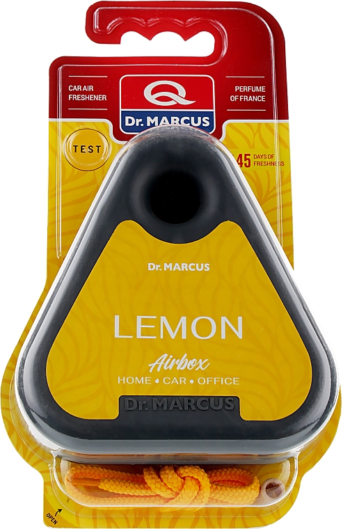 Ароматизатор повітря для автомобіля "Лимон" - Dr.Marcus Airbox Lemon — фото N1