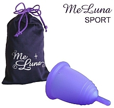 Менструальна чаша з ніжкою, розмір XL, фіолетова - MeLuna Sport Menstrual Cup — фото N1