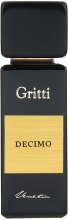 Духи, Парфюмерия, косметика Dr. Gritti Decimo - Духи (тестер с крышечкой)