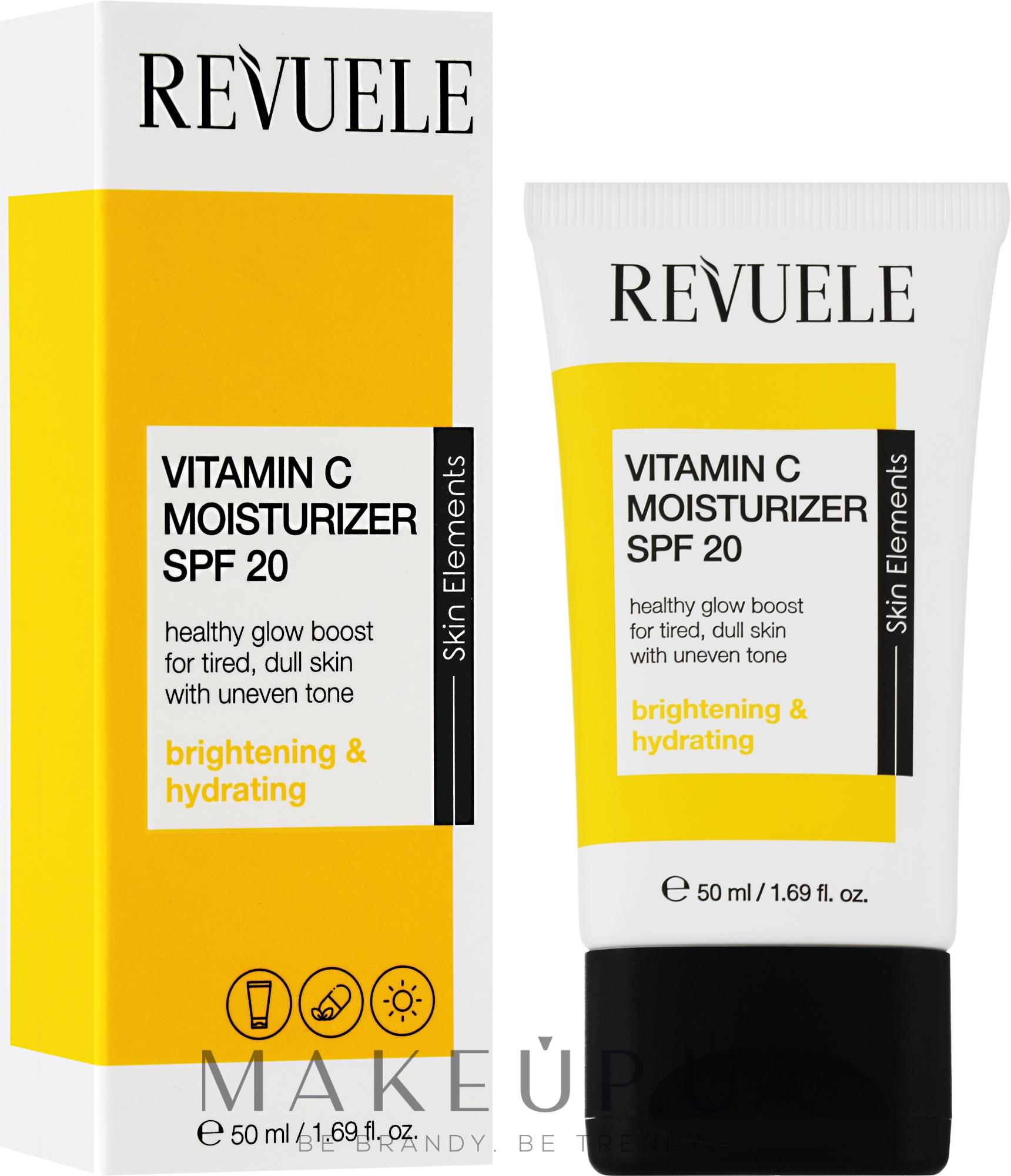 Увлажняющий крем для лица с витамином C - Revuele Vitamin C Moisturizer SPF 20 — фото 50ml