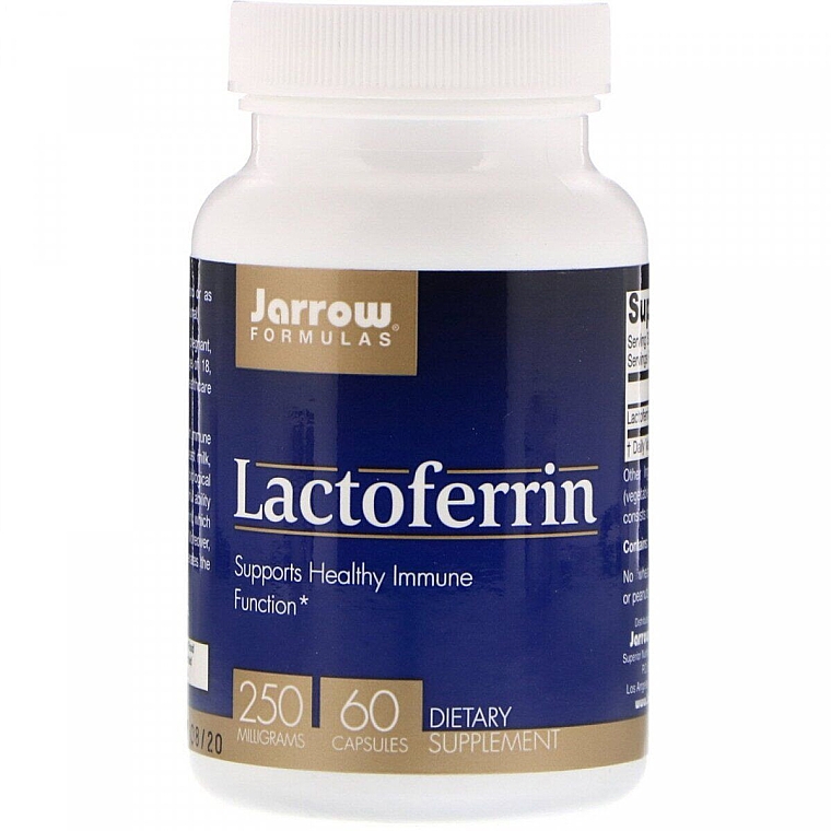 Пищевые добавки "Лактоферрин 250 мг" - Jarrow Formulas Lactoferrin 250mg — фото N1