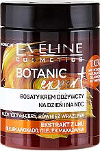 Парфумерія, косметика Живильний крем для обличчя - Eveline Botanic Expert Rich Nourishing Day & Night Cream Flax Extract