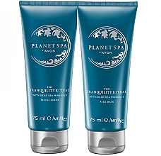 Парфумерія, косметика Набір для обличчя - Avon Planet Spa The Tranquillity Ritual (f/mask/75ml + f/scrub/75ml)