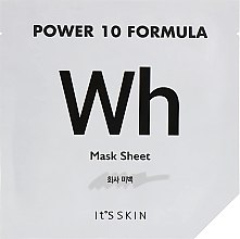 Духи, Парфюмерия, косметика Тканевая маска, выравнивающая тон - It's Skin Power 10 Formula Mask Sheet WH