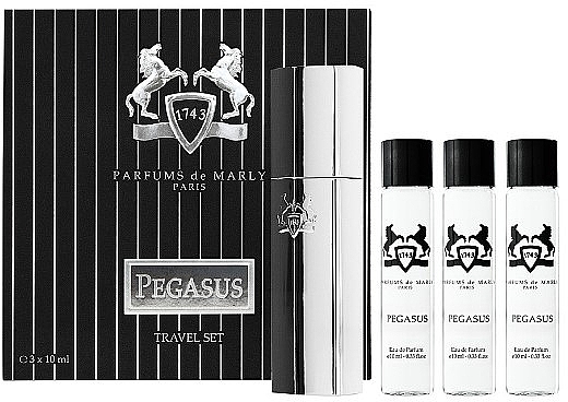 Parfums de Marly Pegasus - Набір (edp/refill/3x10ml + case/1pcs) — фото N1