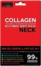 Экспресс-маска для шеи - Beauty Face IST Skin Cell Reneval & Anti Age Neck Mask Marine Collagen — фото N1