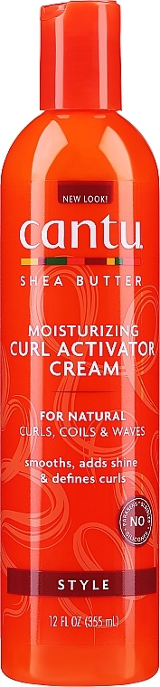Крем-активатор для кучерявого волосся   - Cantu Shea Butter for Natural Hair Moisturizing Curl Activator Cream — фото N1