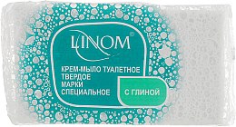 Парфумерія, косметика Крем-мило туалетне "З глиною", спеціальне - Linom