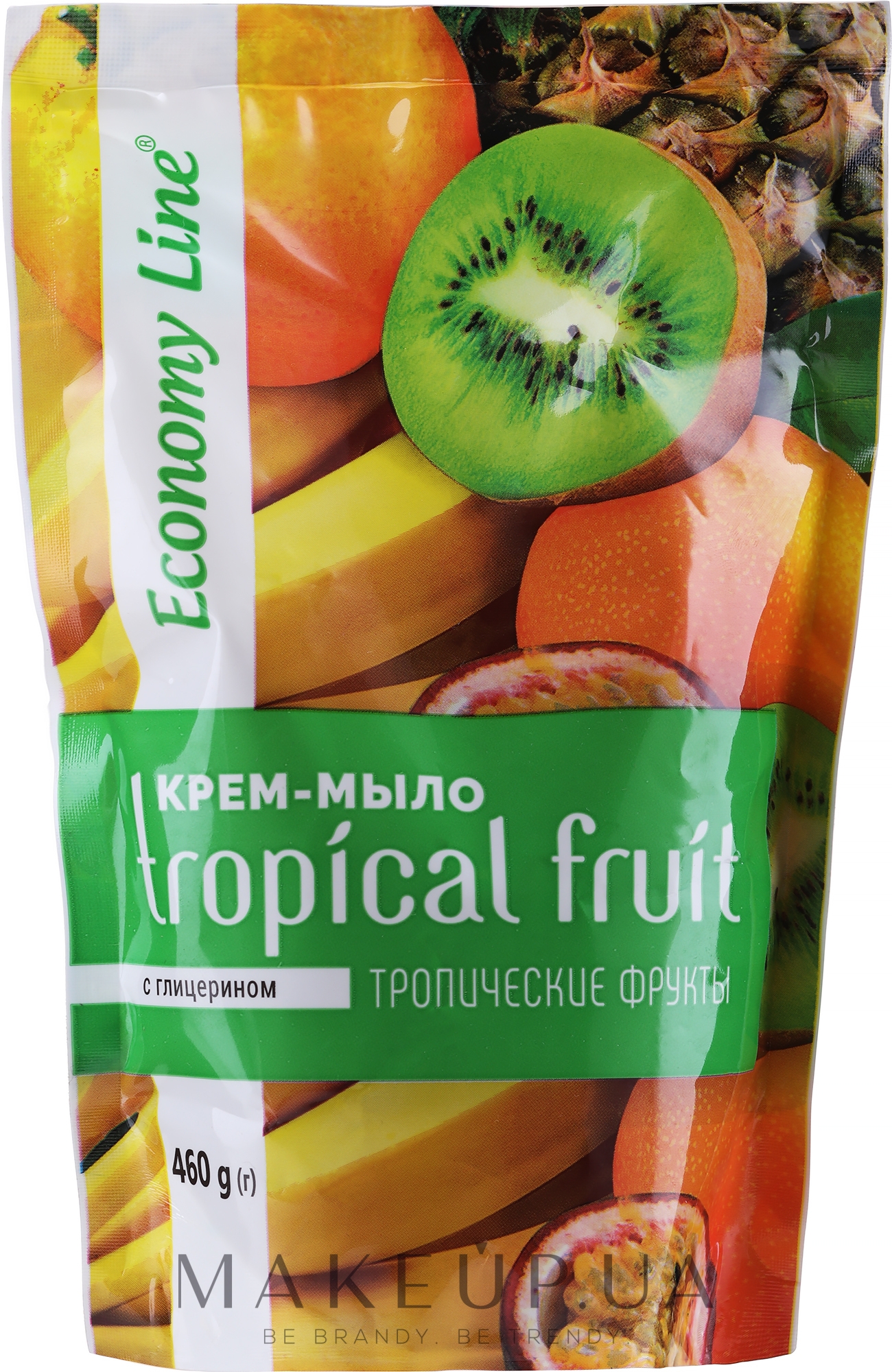 Рідке крем-мило "Тропічні фрукти", з гліцерином - Economy Line Tropical Fruits Cream Soap — фото 460g