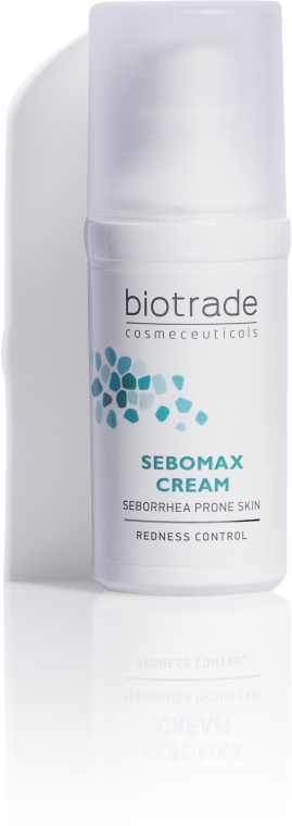 Успокаивающий крем для жирной, раздраженной кожи, шелушащейся в Т-зоне лица, склонной к себорейному дерматиту - Biotrade Sebomax Cream