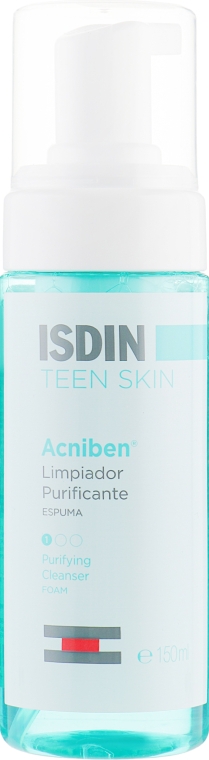 Гель-пенка для лица очищающая - Isdin Teen Skin Acniben Limpiador Purificante — фото N1