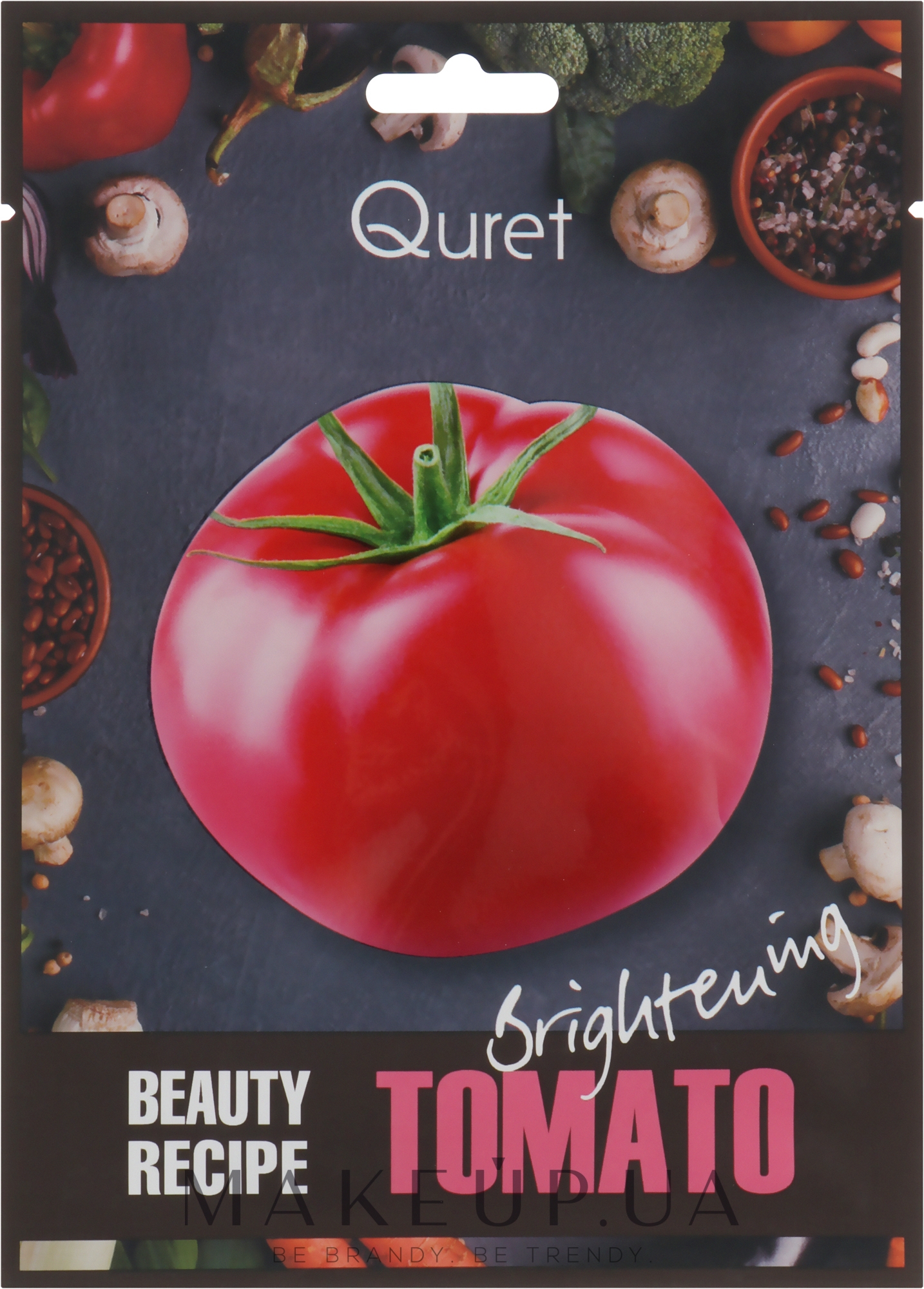 Маска освітлювальна - Quret Beauty Recipe Mask Tomato Brightening — фото 25g