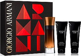 Парфумерія, косметика Giorgio Armani Code Profumo - Набір (edp/60ml + sh/gel/75ml + sh/gel/75ml)