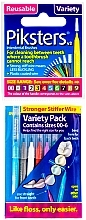 Парфумерія, косметика Міжзубні йоржики 7, чорні, 7 шт. - Piksters Interdental Brushes Variety