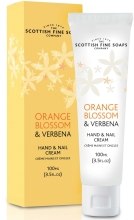 Духи, Парфюмерия, косметика Крем для рук и ногтей - Scottish Fine Soaps Orange Blossom & Verbena Hand & Nail Cream