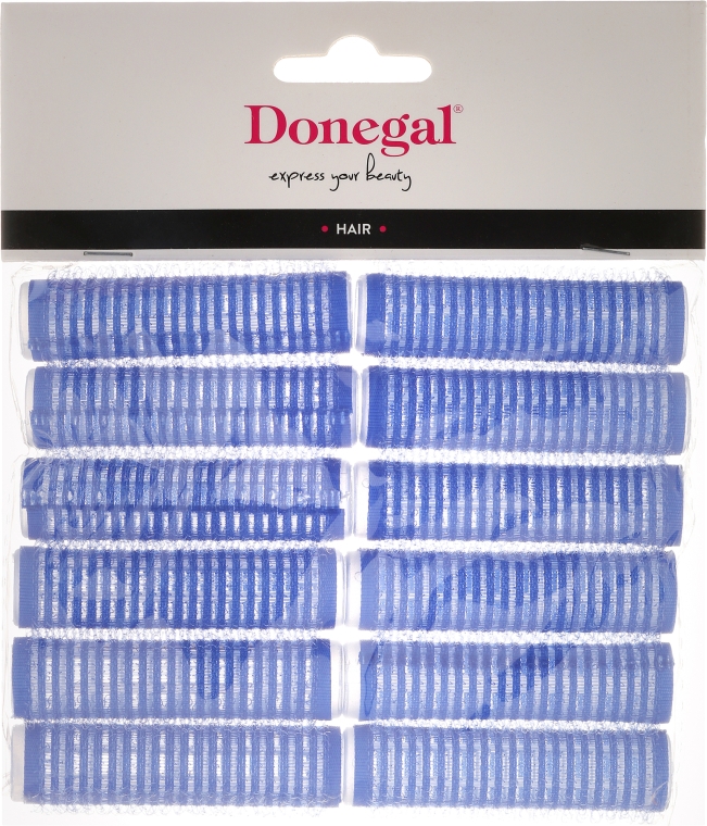 Бігуді з липучкою, 15 мм, 12 шт. - Donegal Hair Curlers — фото N1