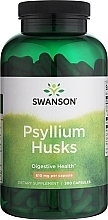 Диетическая добавка " Psyllium Husks" 610 мг, 300 капсул - Swanson — фото N1
