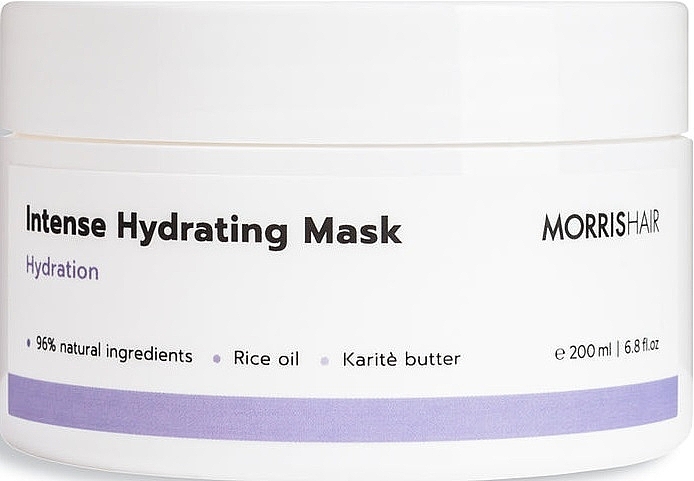 Інтенсивна зволожувальна маска для волосся - Morris Hair Intense Hydrating Mask — фото N1
