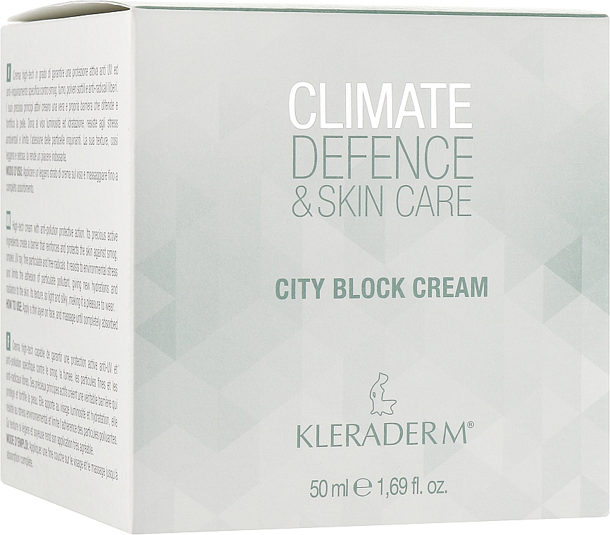 Захисний щоденний антистрес-крем для обличчя "Сіті блок" - Kleraderm Climate Defence City Block Cream — фото N3