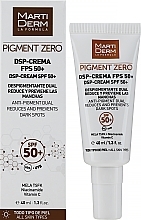 Депігментувальний крем для обличчя - MartiDerm Pigment Zero DSP-Cream SPF 50+ — фото N2