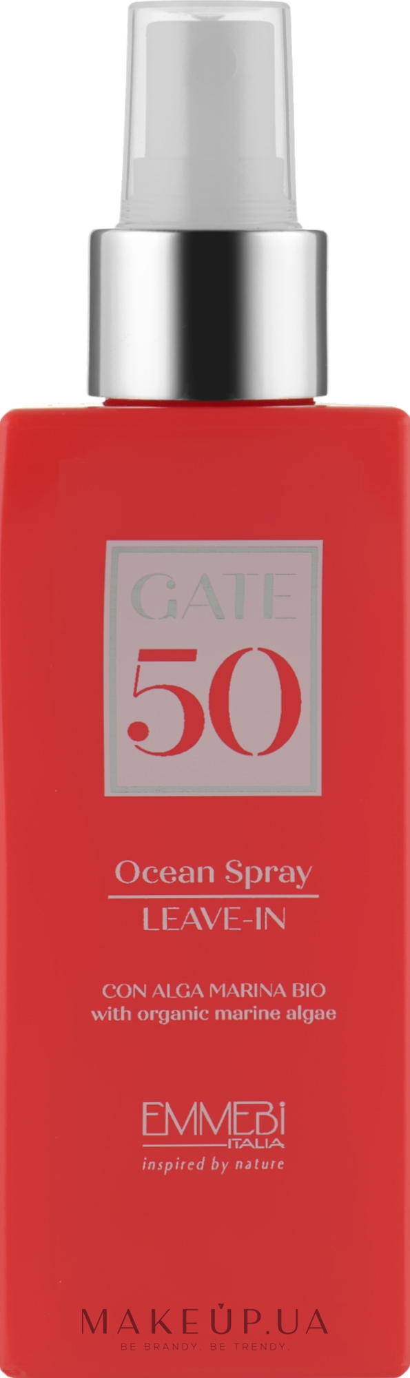 Несмываемый спрей для волос - Emmebi Italia Gate 50 Wash Ocean Spray Leave-In — фото 125ml