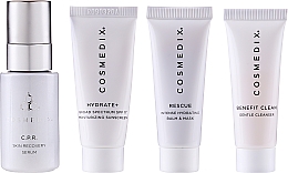 Набір - Cosmedix Sensitive Skin 4-Piece Essentials Kit (f/cleanser/15ml + f/ser/15ml + f/balm/15ml + f/cr/15ml) — фото N2