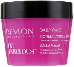 Маска для нормальных и густых волос - Revlon Professional Be Fabulous C.R.E.A.M. Mask — фото N3