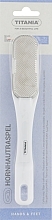 Терка для ороговевшей кожи, белая - Titania Essentials — фото N1
