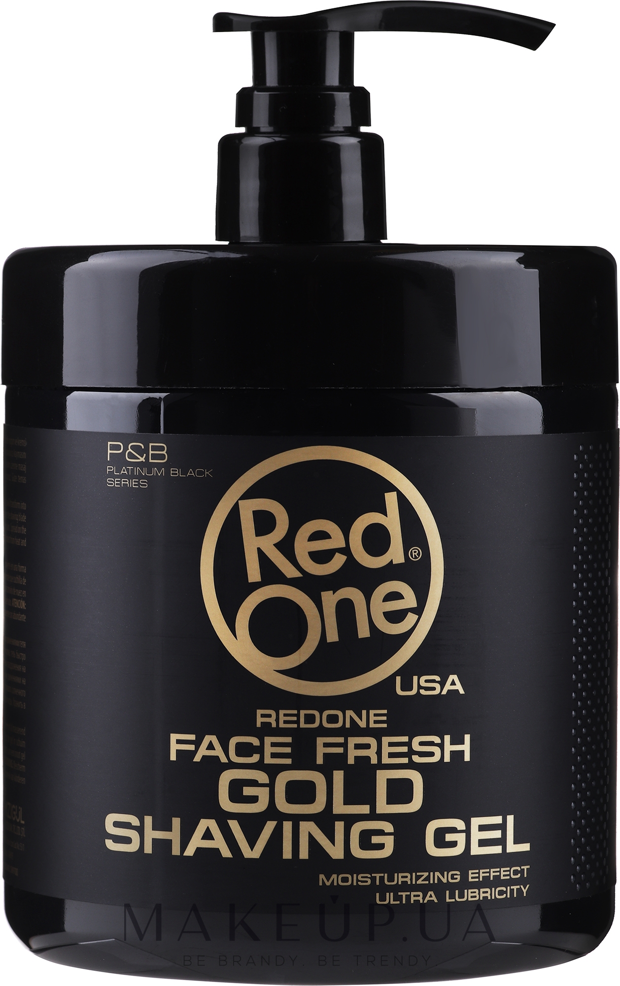Гель для гоління - Red One Professional Men Face Fresh Shaving Gel Gold — фото 1000ml