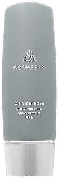 Мінеральний сонцезахисний крем - CosMedix Zinc Defence Mineral Sunscreen Broad Spectrum SPF 50 — фото N1