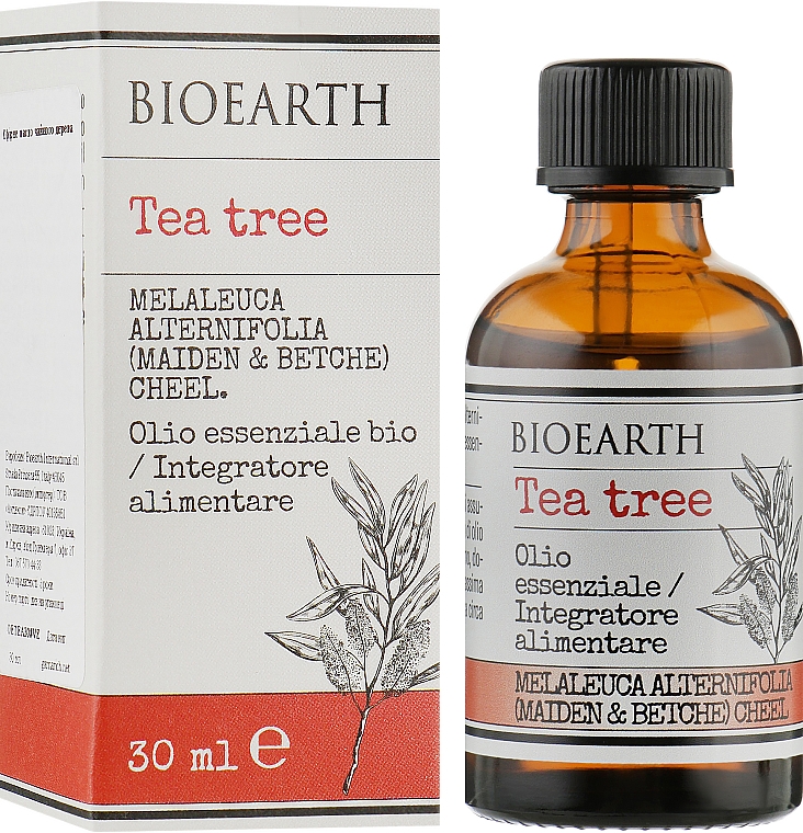 Ефірна олія чайного дерева - Bioearth Tea Tree Oil — фото N1