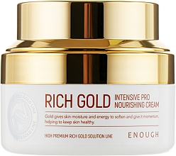 Парфумерія, косметика Інтенсивний живильний крем для обличчя на основі іонів золота - Enough Rich Gold Intensive Pro Nourishing Cream